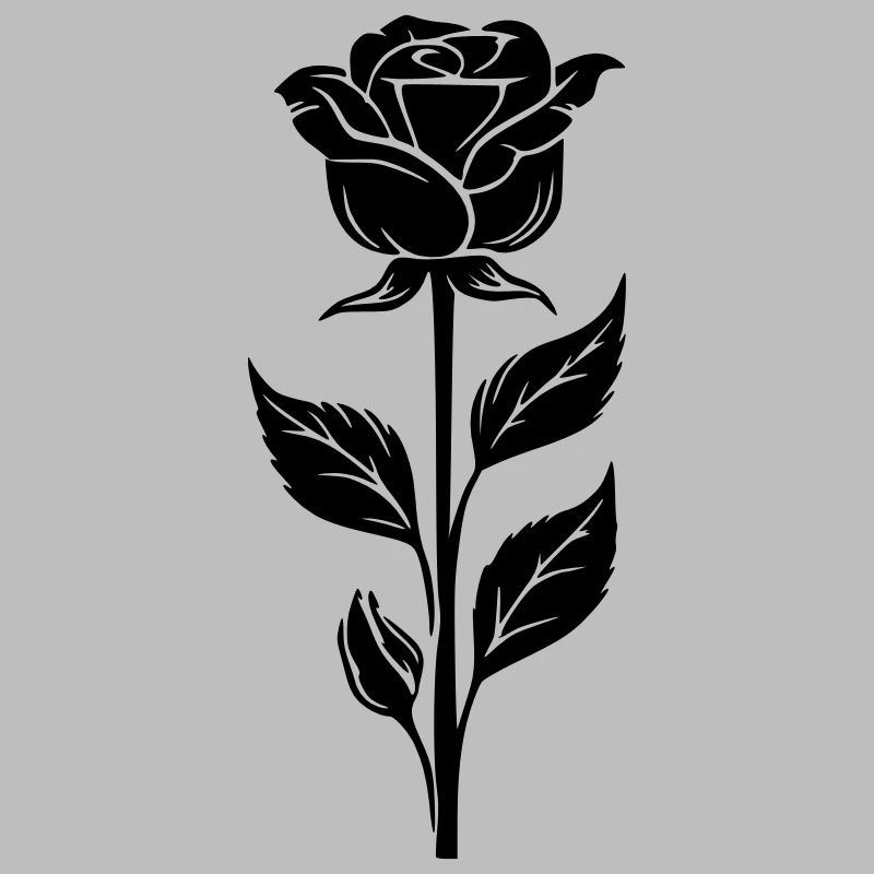 Schlichtes Rosendesign