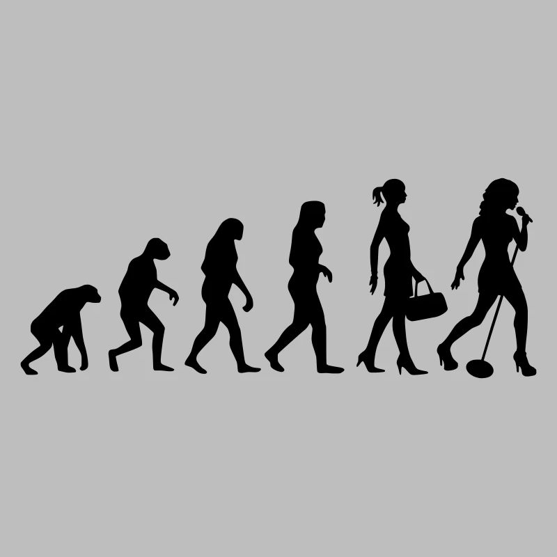 Évolution de la chanteuse de rock