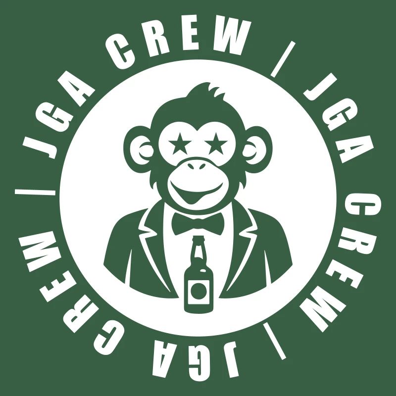 Junggesellen Crew Affe