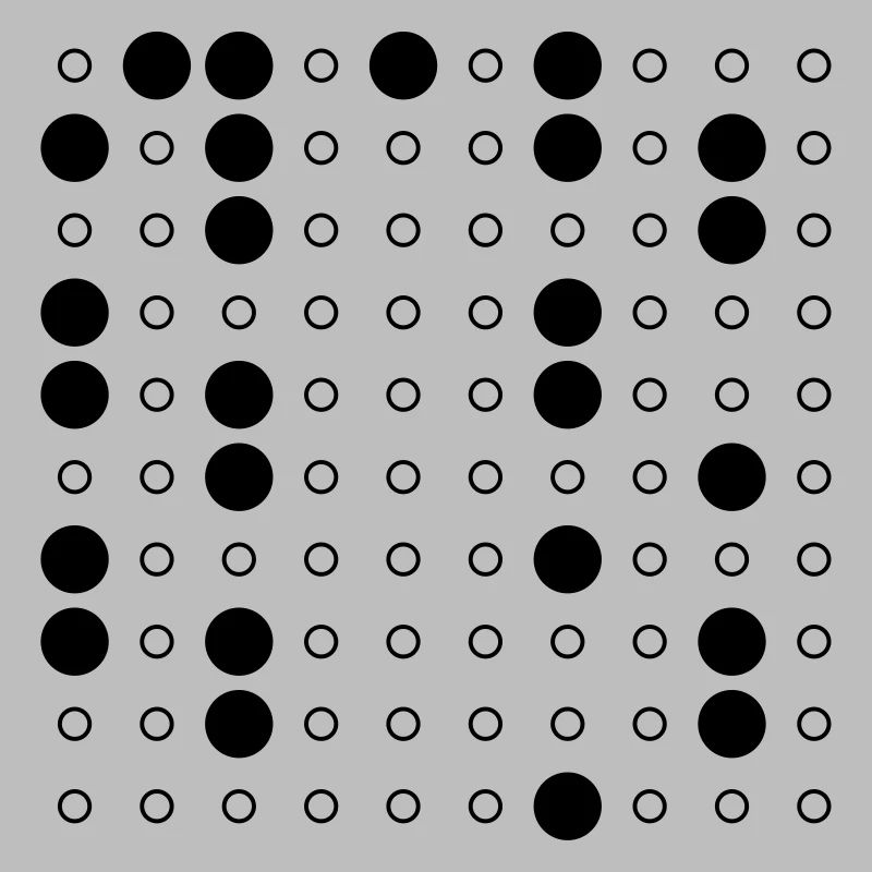 Nerdy Design "Primzahlen" bis 100, Version 2/prim