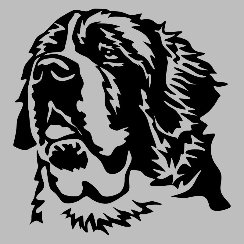 Saint Bernard head