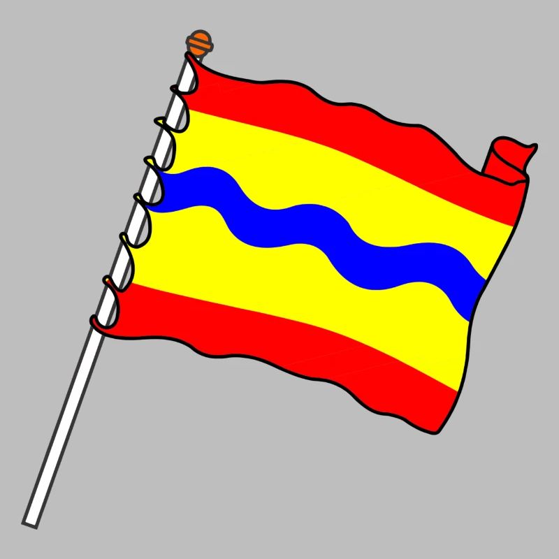 Drapeau Overijssel le drapeau de la province d’Overijselse