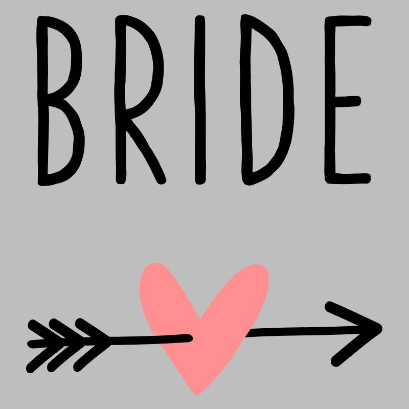 Bride Herz Amor Pfeil Junggesellenabschied