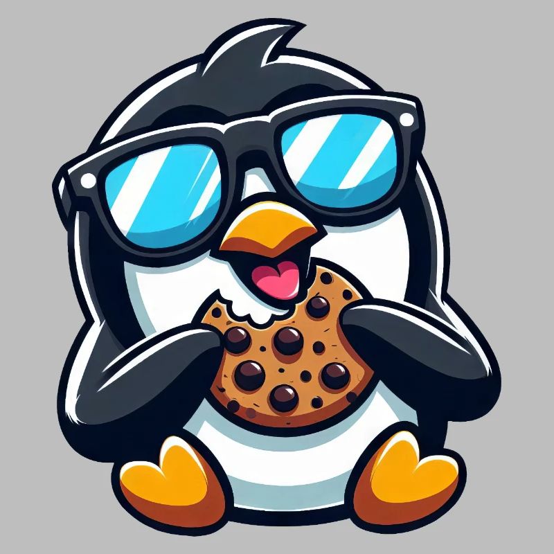 Mignon Pingouin Cookie Dessin animé Dessert Snacking