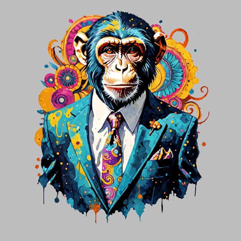Monkey in a suit