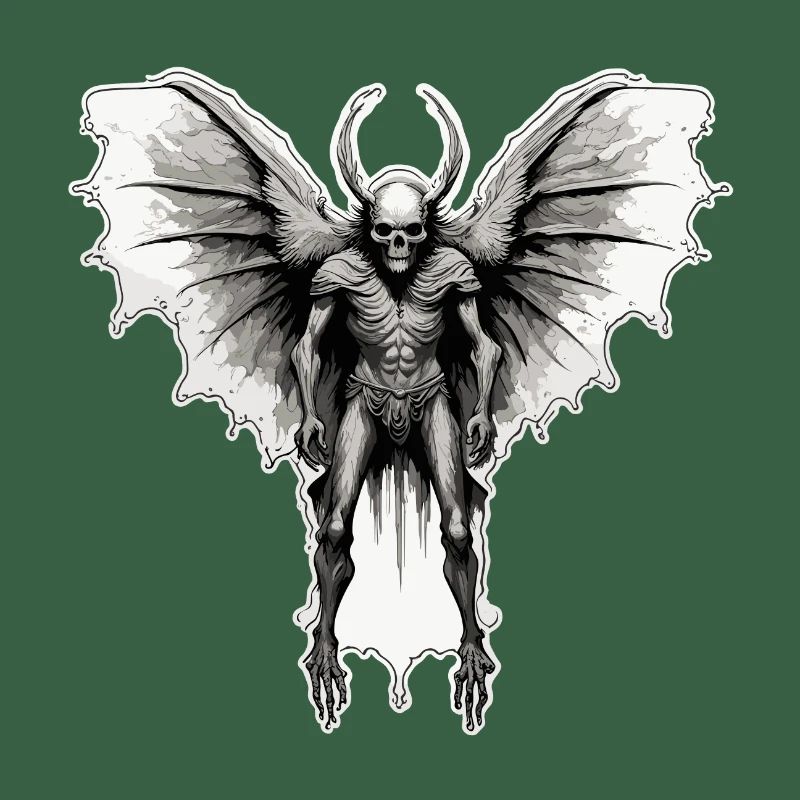 Mothman / Moth / Insect / Mythical Creature / Flutter