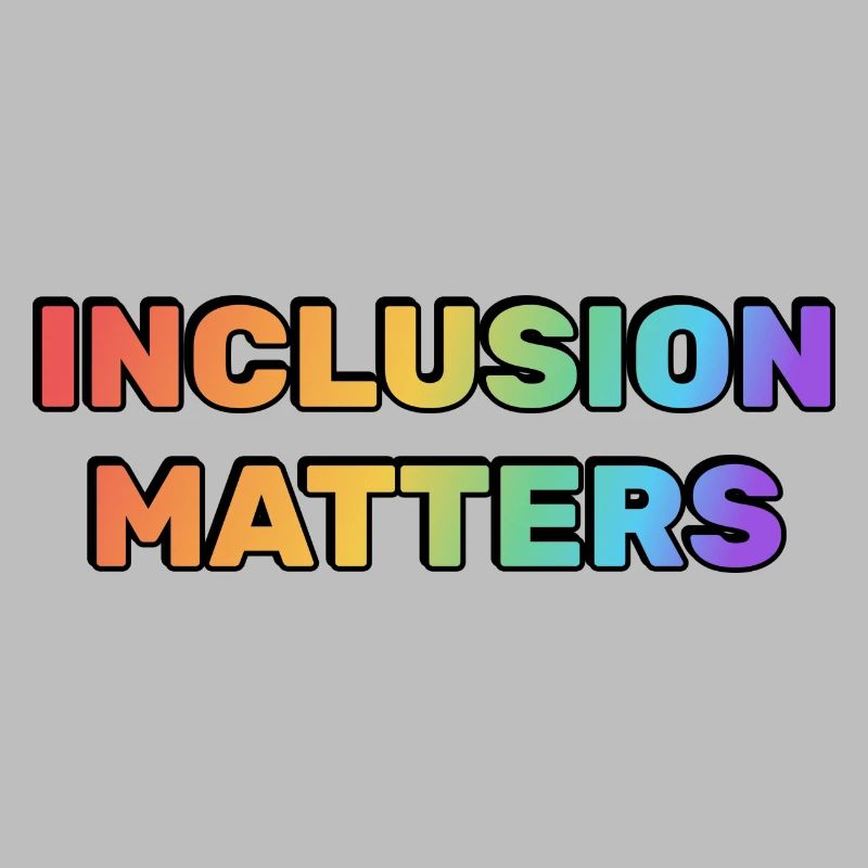 Inclusion Matters Rainbow LGBT Pride