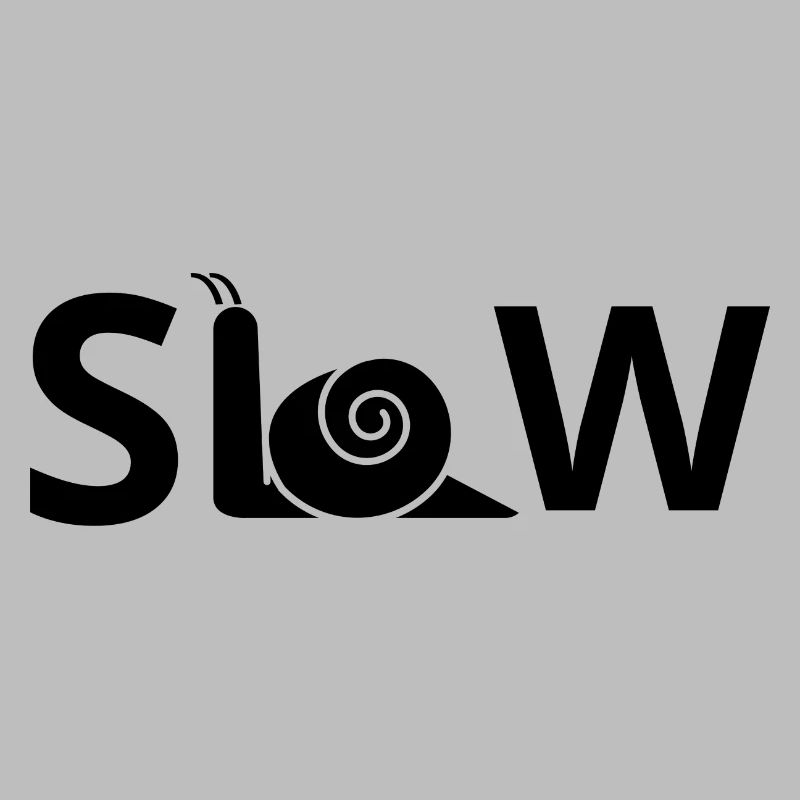Langsame Schnecke
