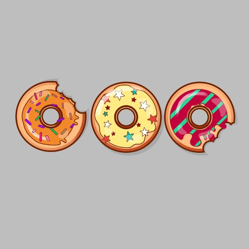 Donut Muffin Coole Kuchen Bild Bunt Geschenkidee