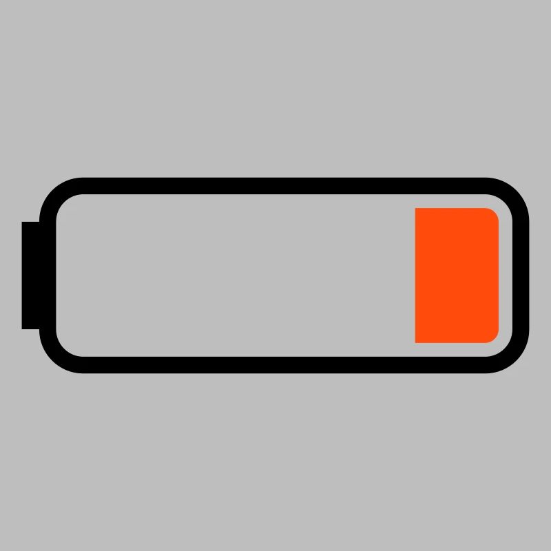 Batterie leer