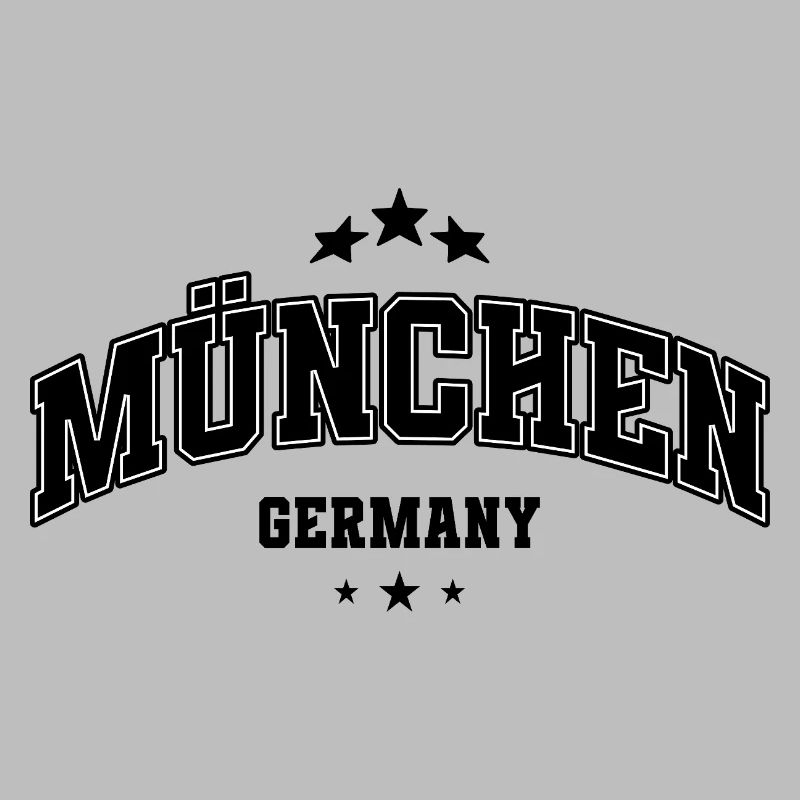 Muenchen Bogen Schriftzug Logo