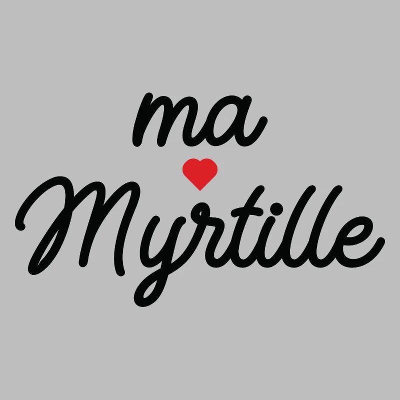 Ma Myrtille (d'Amour) Coeur Script
