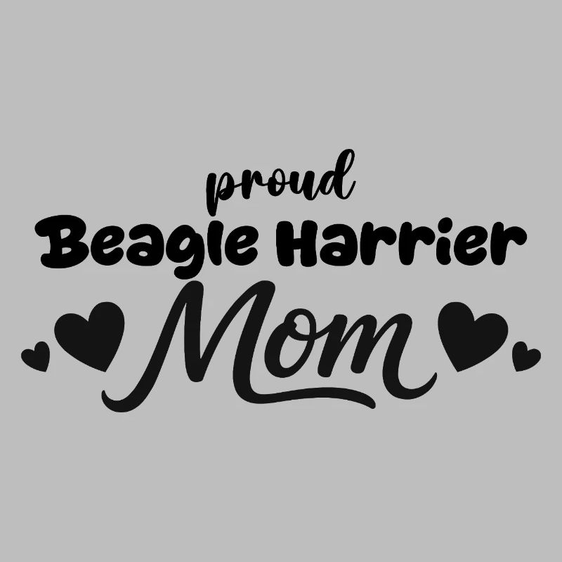Stolze Beagle Harrier Mutter, Beagle-harrier