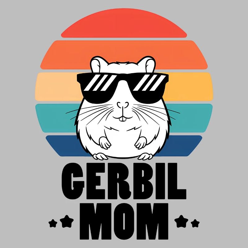 Gerbil Saying Gerbil Mom Funny Gerbil Gift