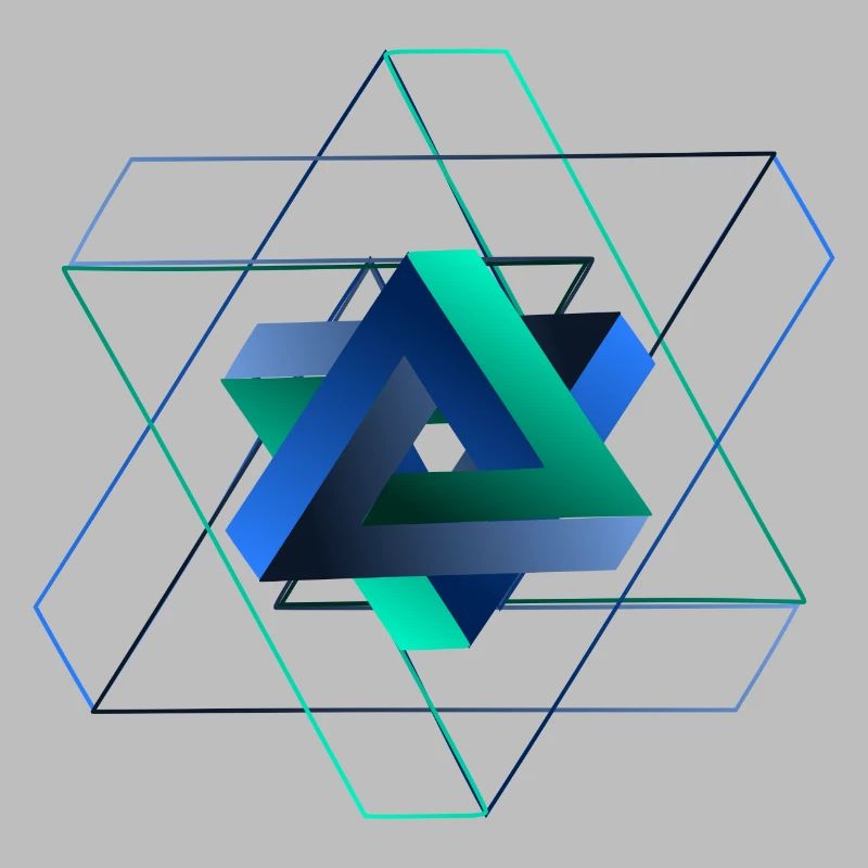 Illusion d'optique (triangle)