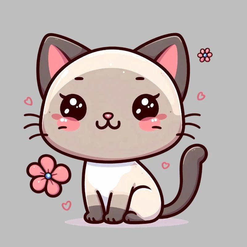Kawaii Siamesisch 2