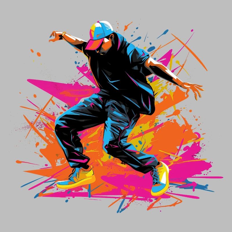 Synthwave rétro B Boy