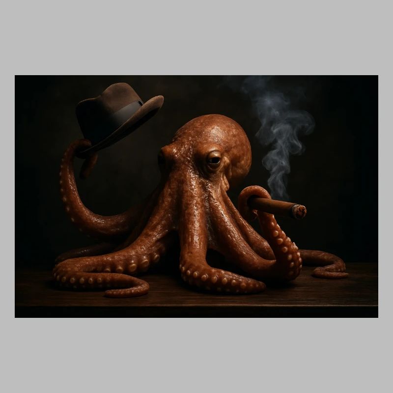 Octopus Tuxedo Chic Hat