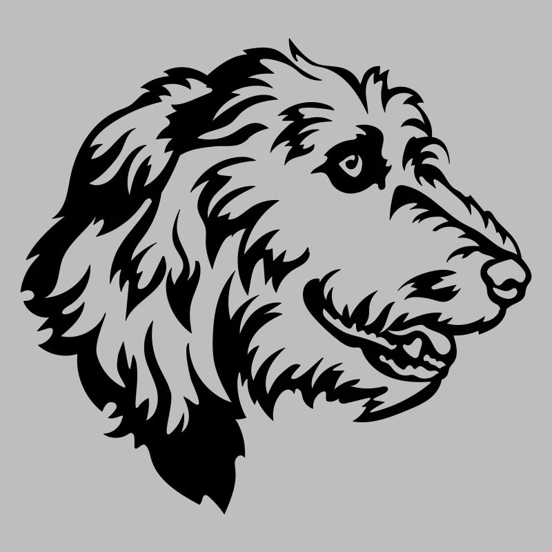 Irish Wolfhound Kopf