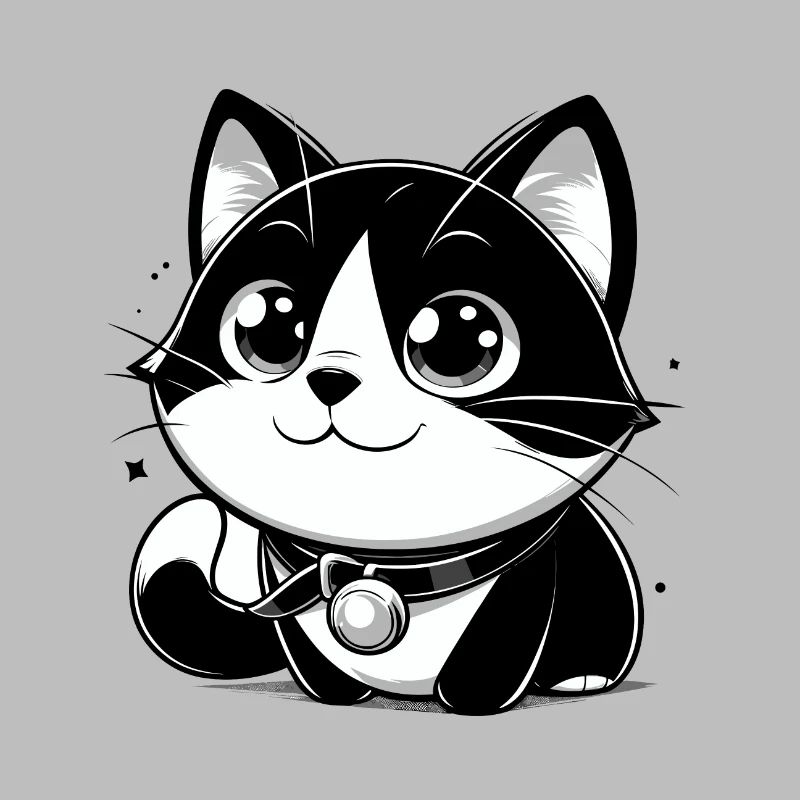 Chat de style anime