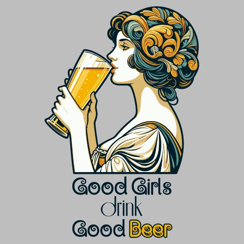 Gute Mädchen trinken gutes Bier Geschenk