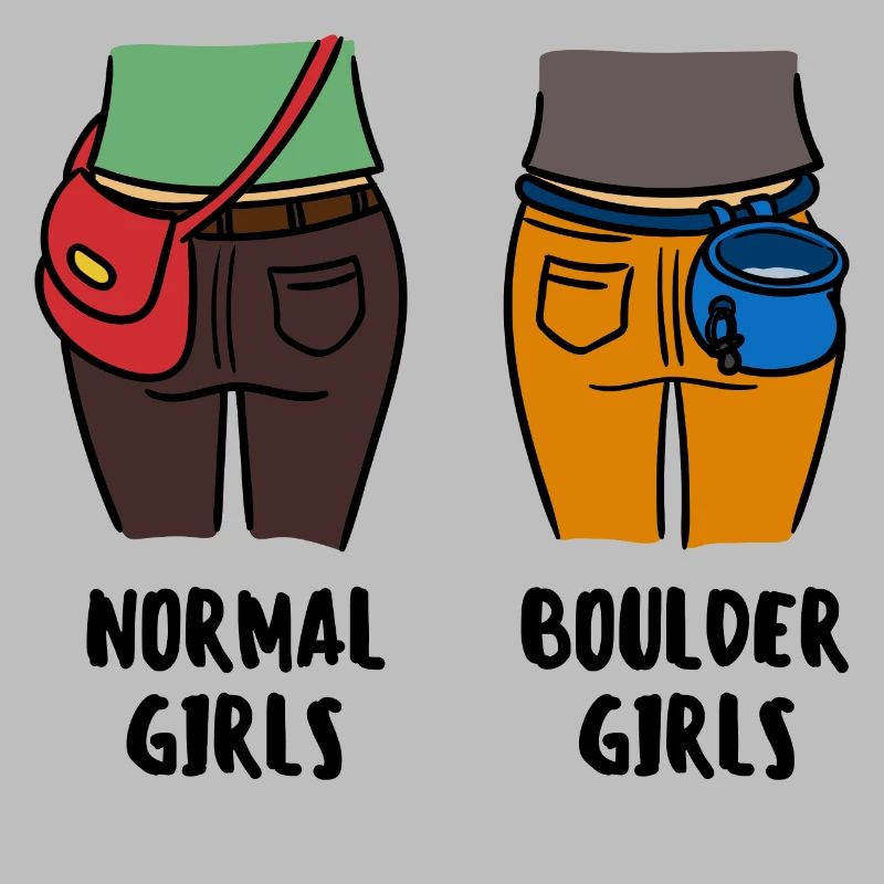 Boulder Boulderer Climbing Mountaineering Funny