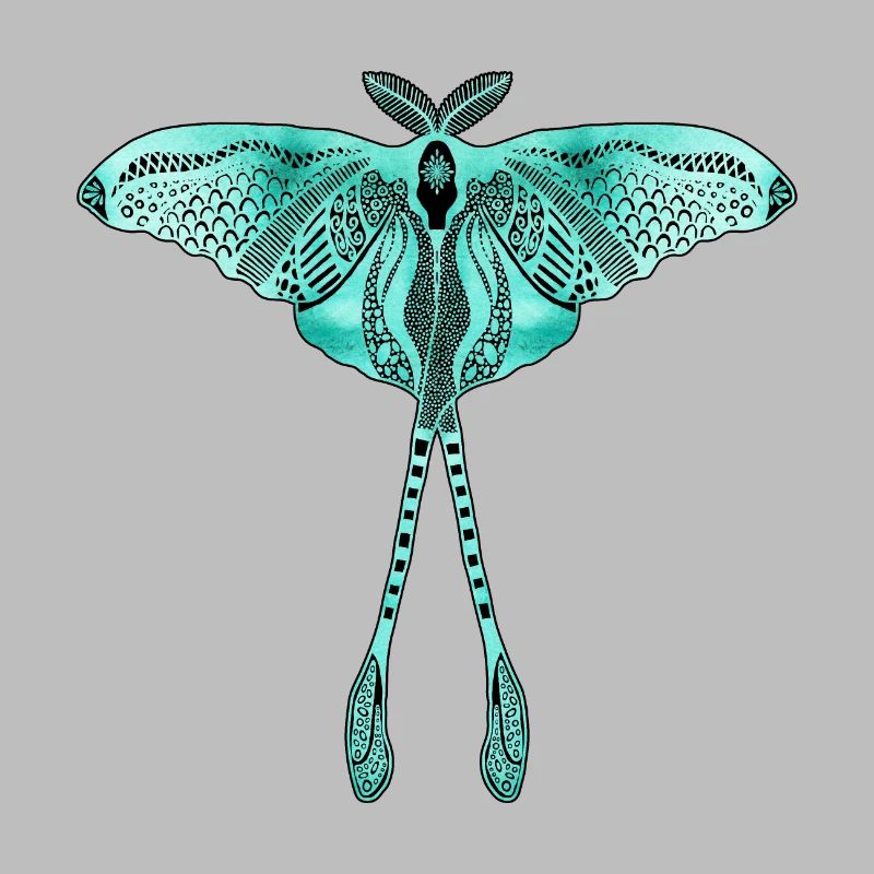 Chinese Moon Moth - Luna Moon Moth