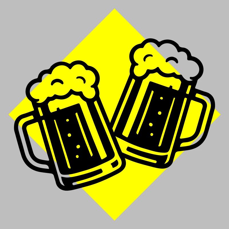 Bier Anstoßen Bierkrug