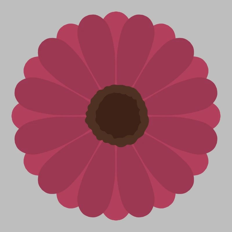 Pink Gerbera Bloom Pattern