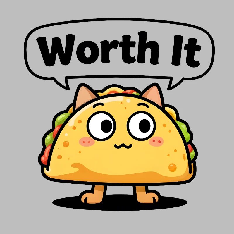 Expressive taco cat – even "Worth It"
