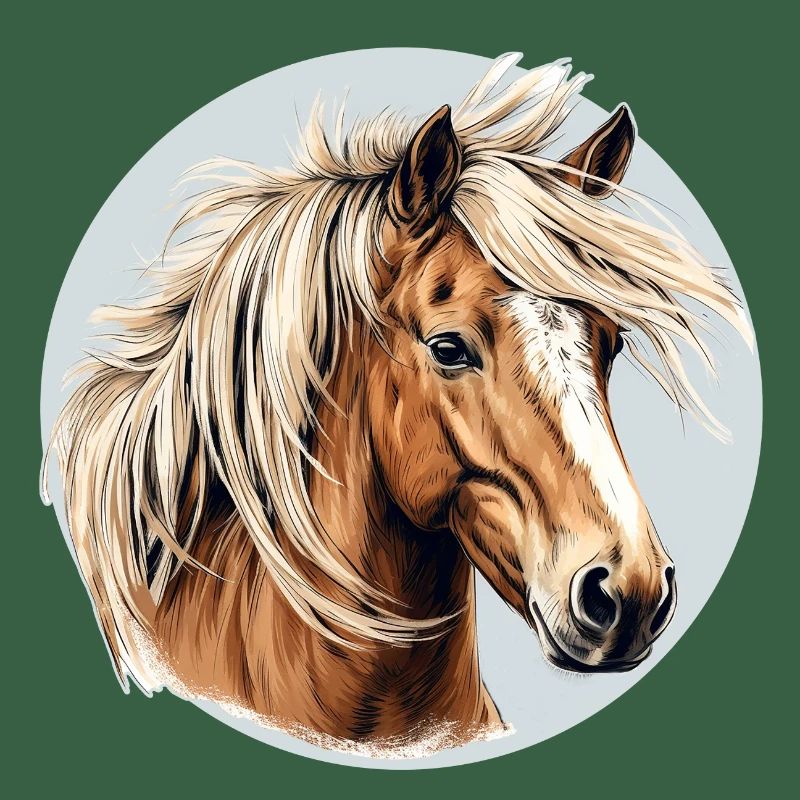 Cheval Haflinger