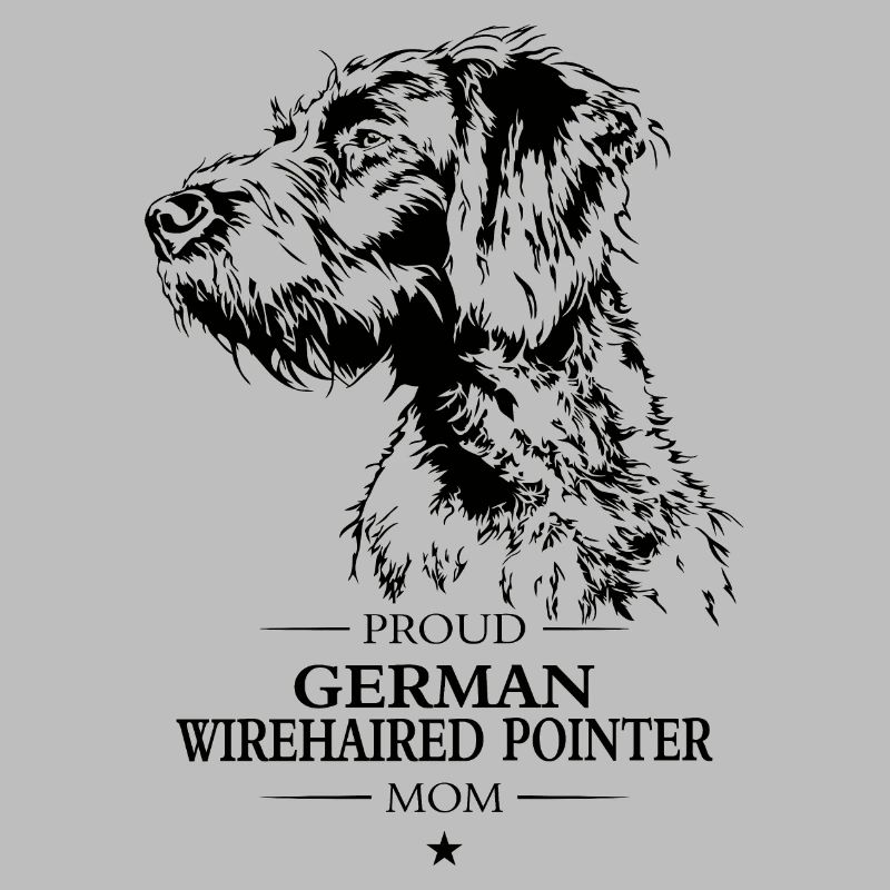 German Wirehaired Pointer Mom Hunde Hund Wilsigns