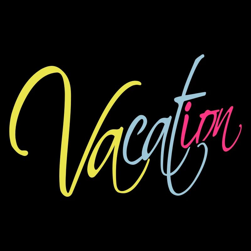 vacances disant texte île plage lettrage logo