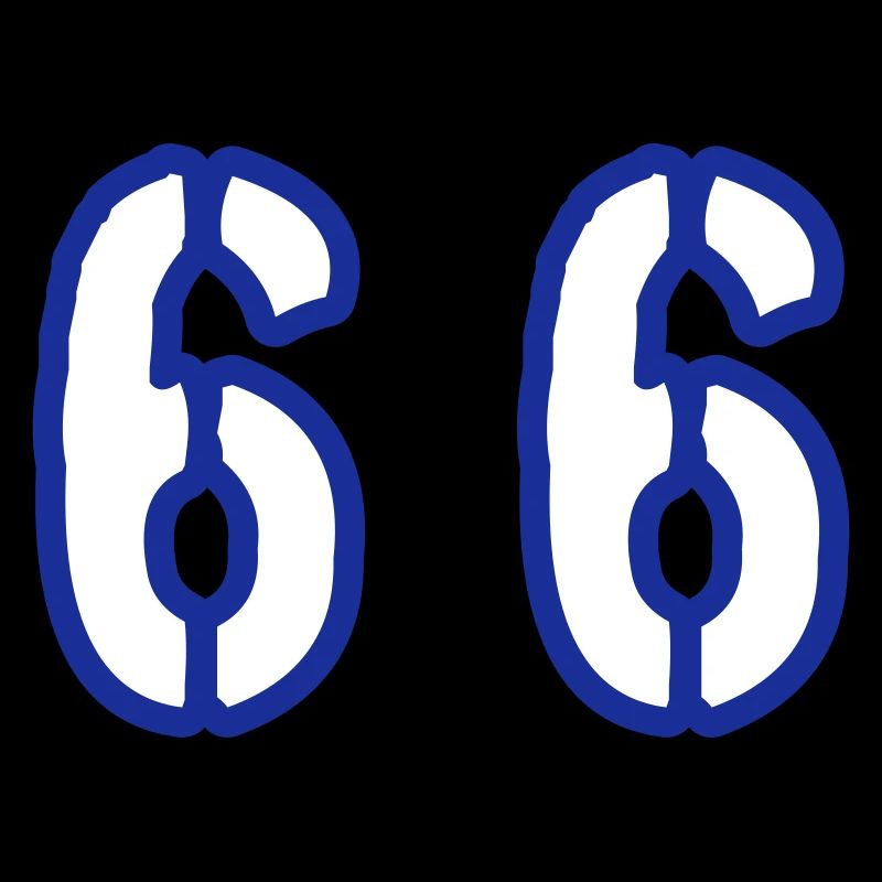 66 Zahl Symbol