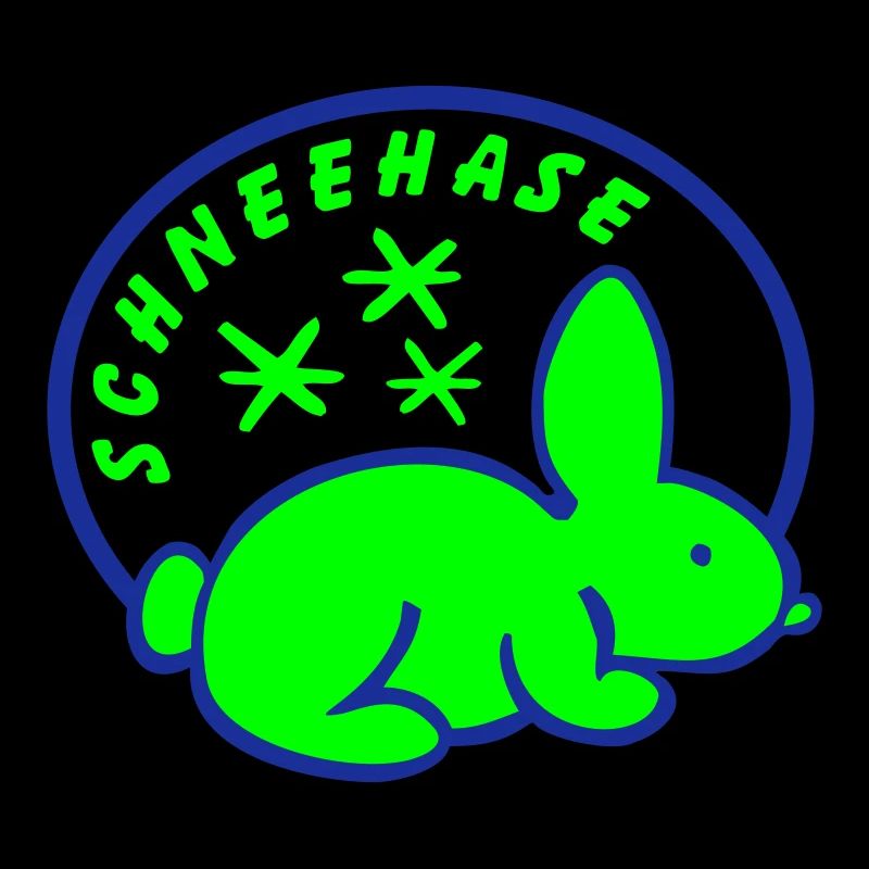 Schneehase 01 - 2farb