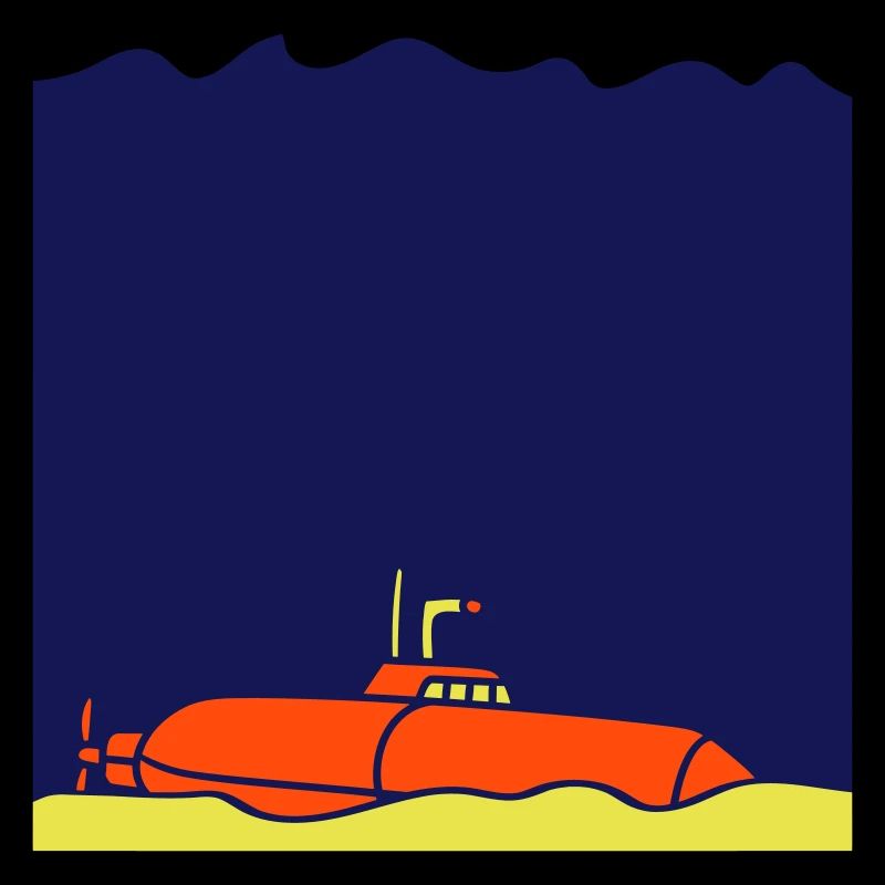 Sous-marin coulé échoué