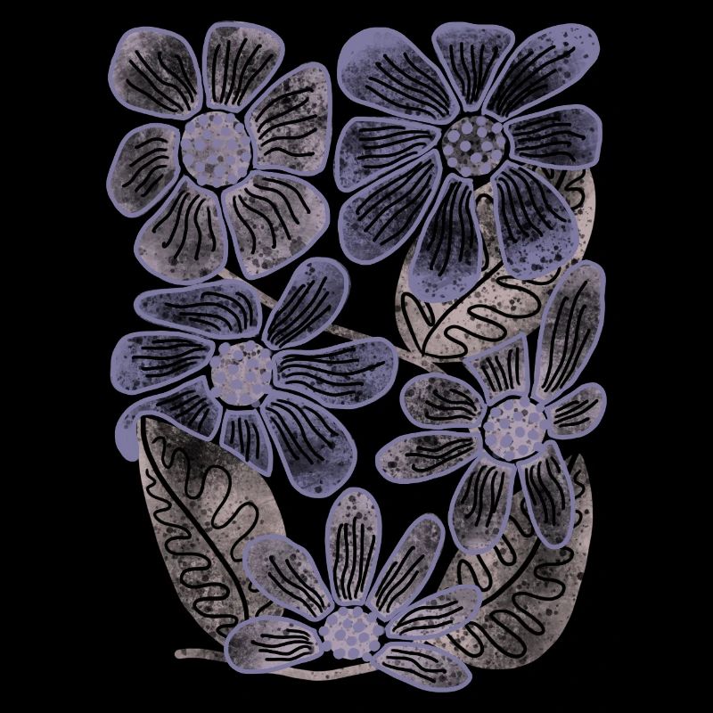 Lavender Bloom Blumenmuster