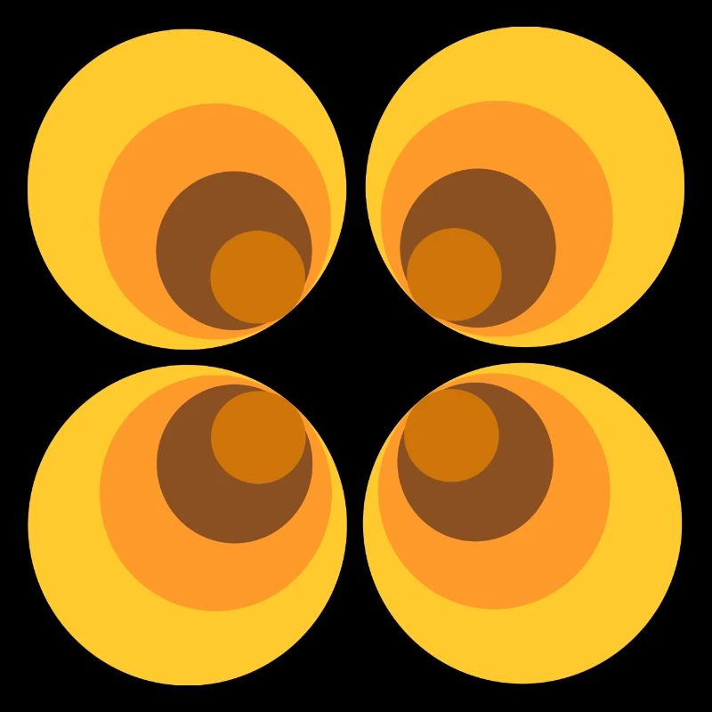 70s Flower Pattern Yellow