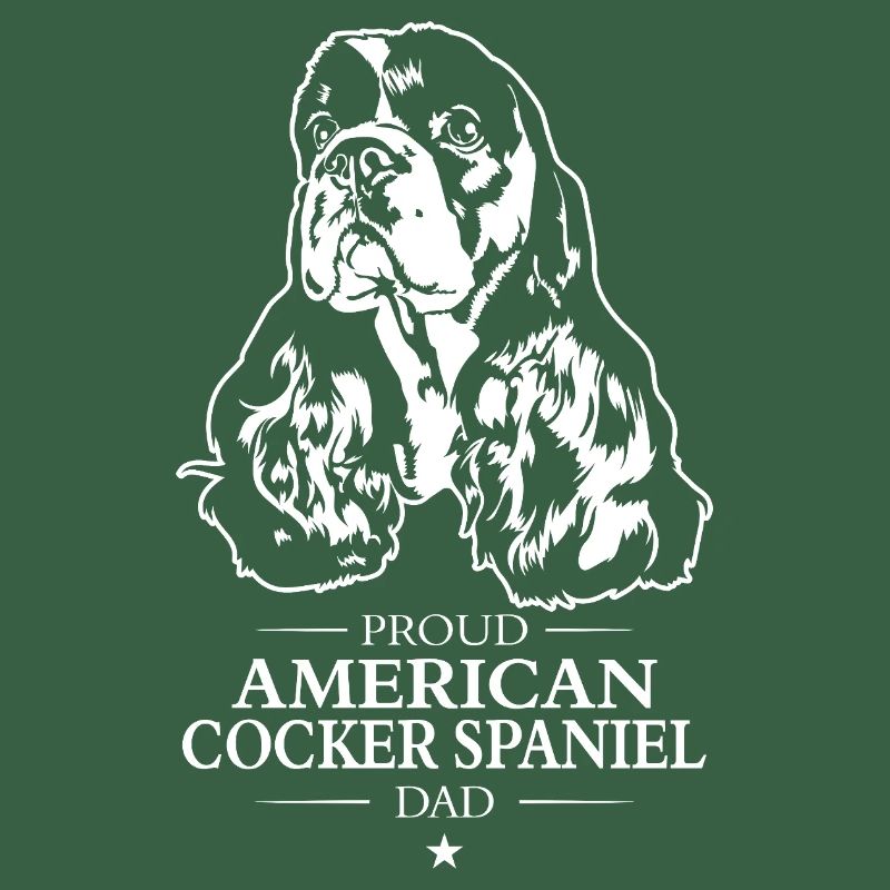 American Cocker Spaniel Dad Dogs Wilsigns