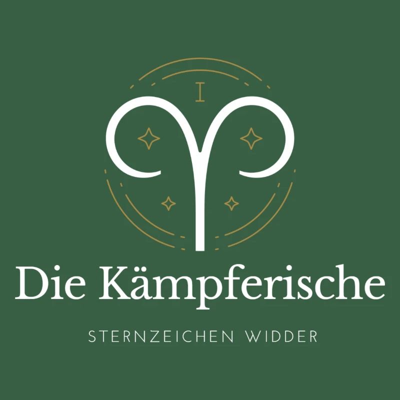 Widder Sternzeichen Logo Widder