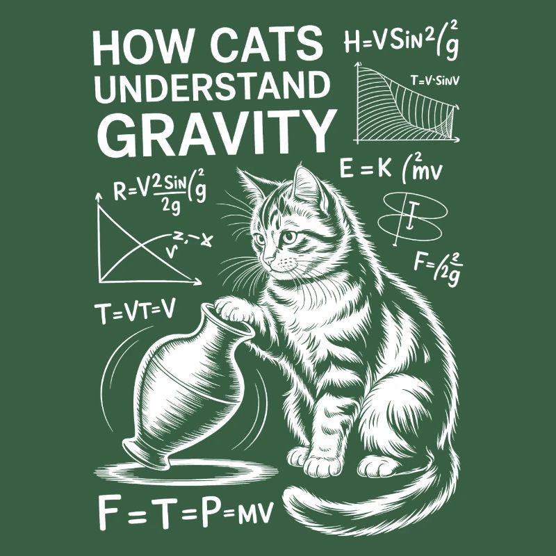 Physik Katzen Sprüche Mathe Witz Physik Geschenk