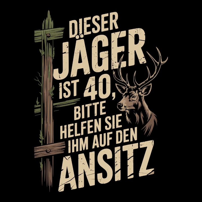 Dieser Jäger ist 40
