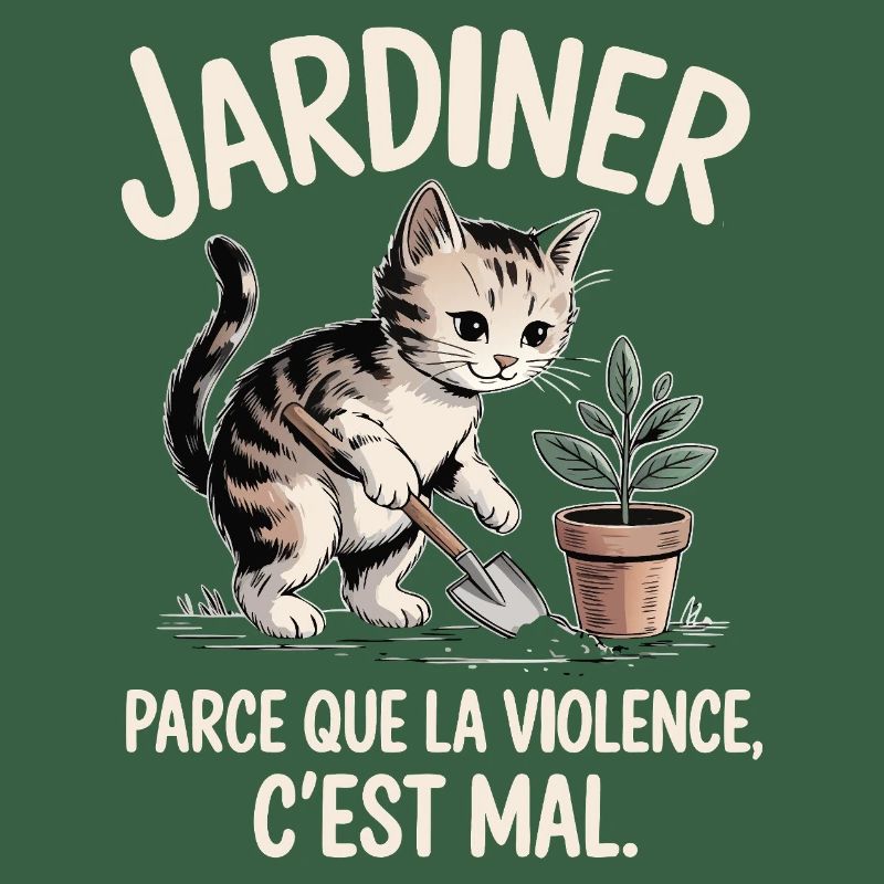 Jardiner, parce que la violence c’est mal