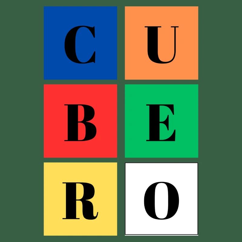 Quadratischer Eimer Farben SpeedCuber