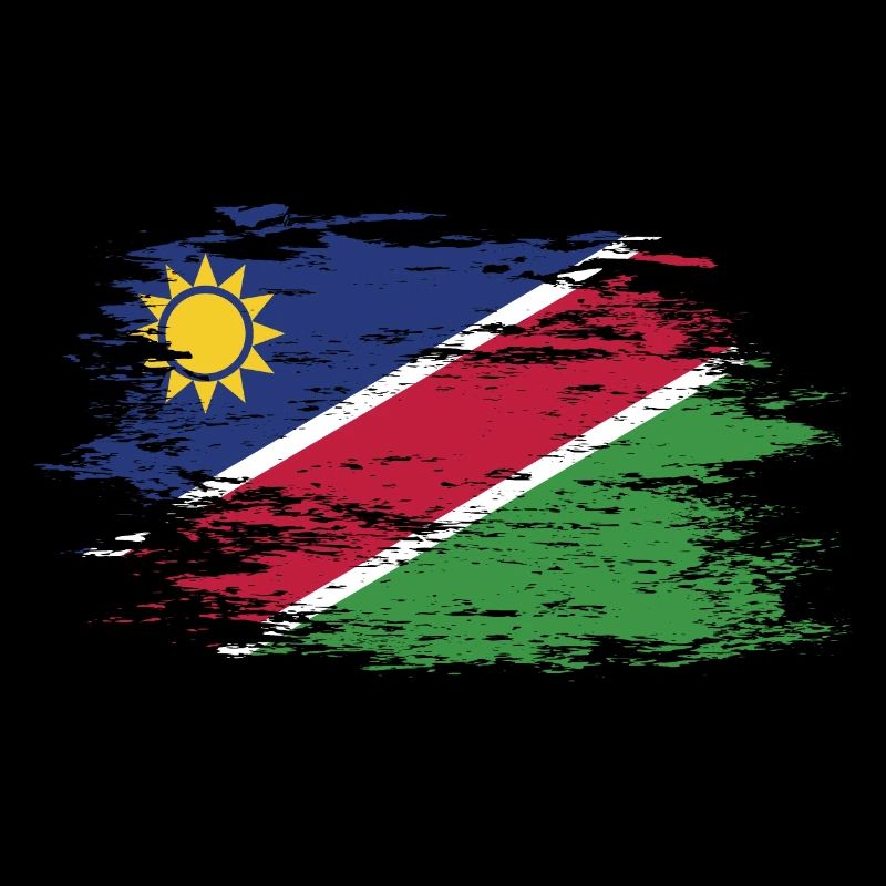 Drapeau de la Namibie utilisé