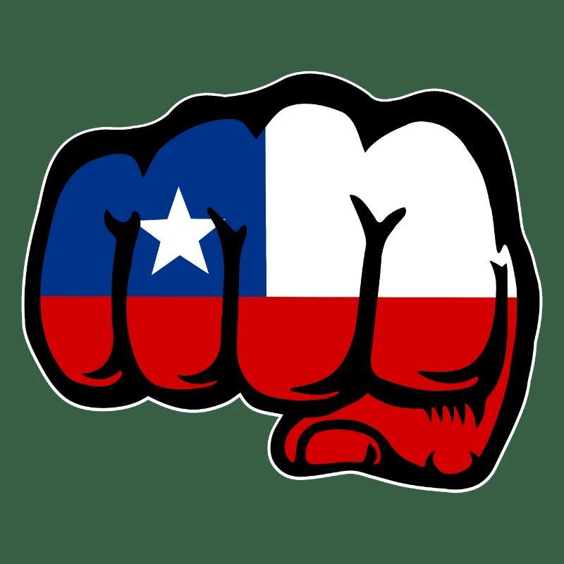 Chile Flagge Faust