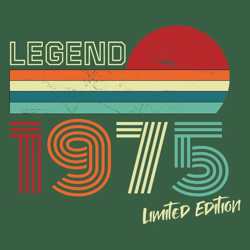 Legend 1975 Geburtstagsshirt Geschenk Jubiläum