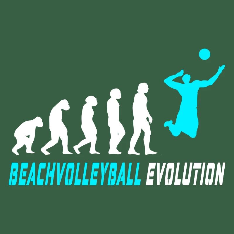 Beachvolleyball Evolution Design / Geschenkidee