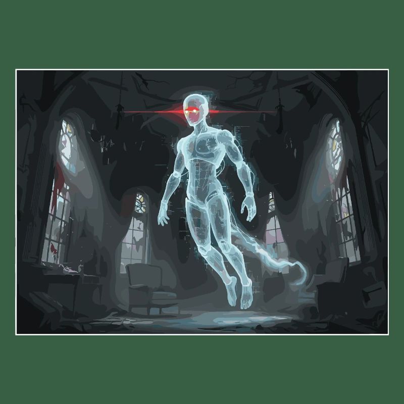 Fantôme numérique dans la maison hantée
