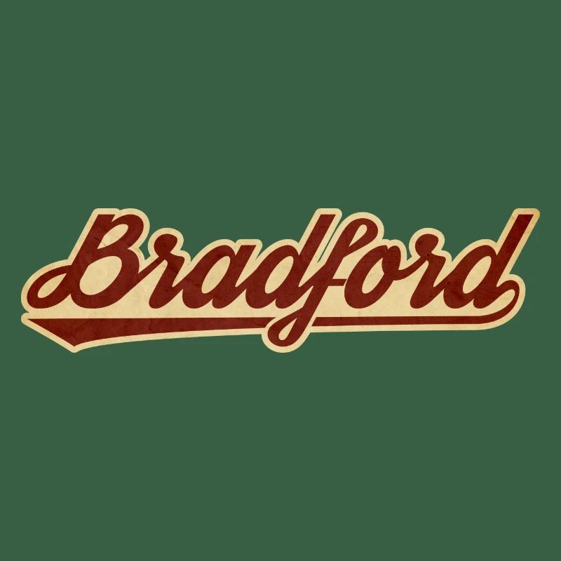 Bradford Vintage Script Logo